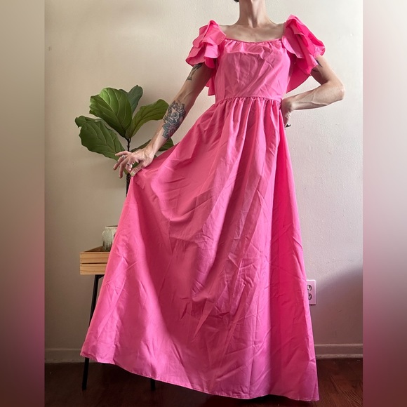 Vintage Pink Gown - Picture 1 of 13